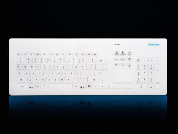 Clavier tactile filaire avec touchpad - Cleankeys®CK4