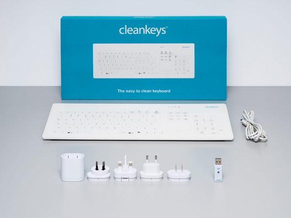 Clavier tactile sans fil avec touchpad - Cleankeys® CK4W