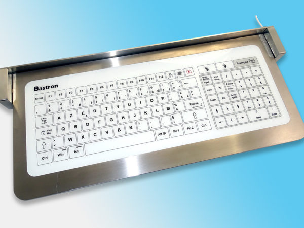 Bastron® B96 - Clavier tactile en tablette rabattable