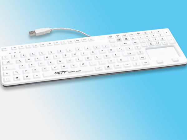 Clavier silicone avec touchpad série Cleantype® Prime Panel+