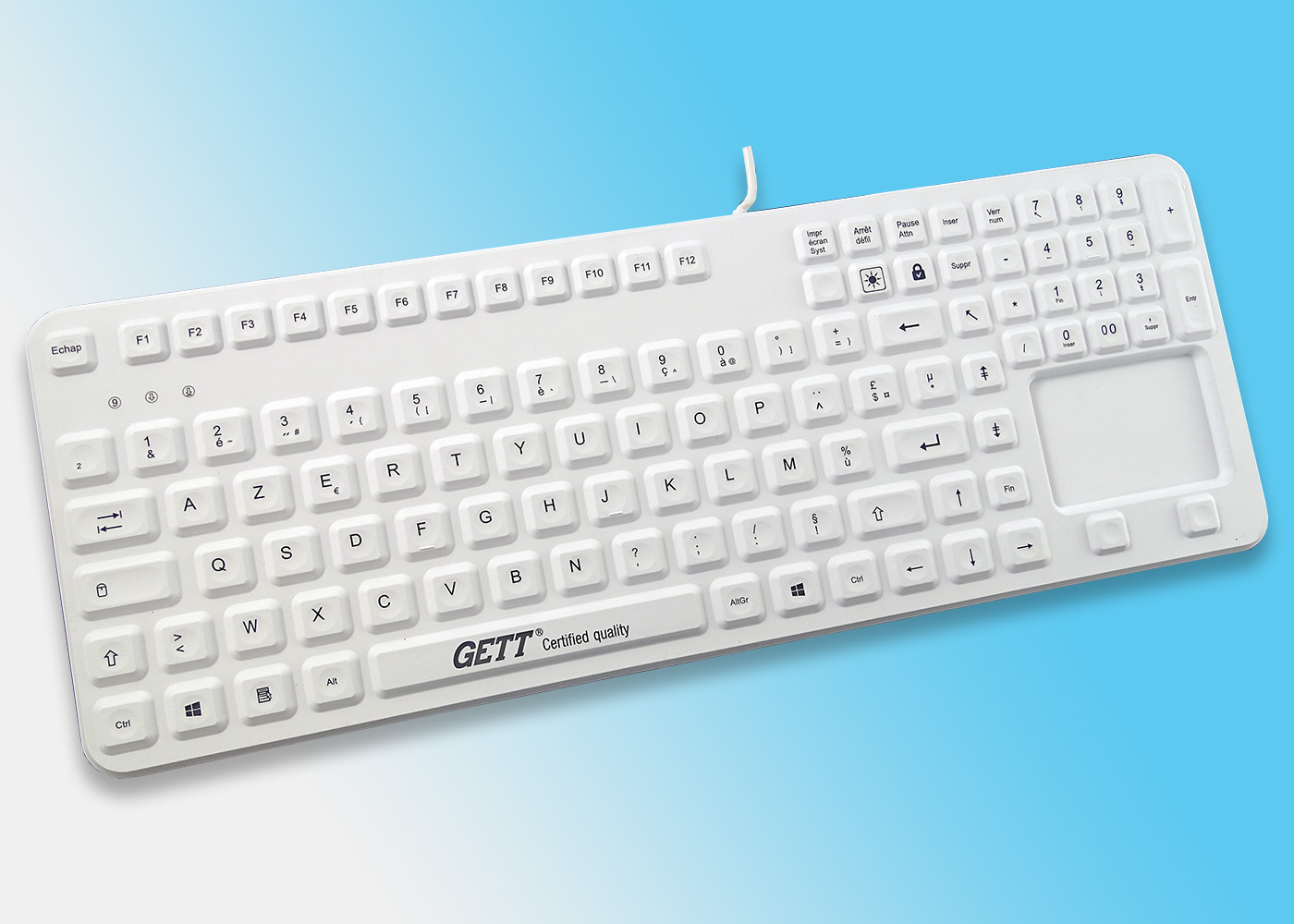 Clavier silicone série Cleantype® Prime Pro+