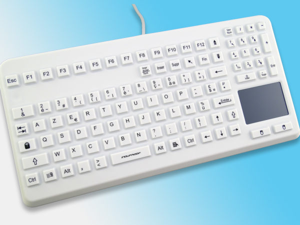 Clavier lavable avec touchpad série InduProof Advanced