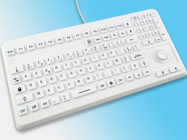 Clavier lavable avec mouse button série InduProof Advanced