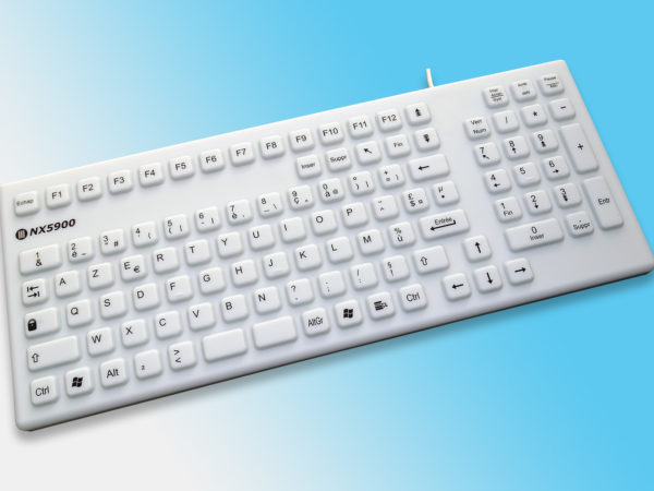 Clavier lavable silicone étanche économique série InduProof Smart