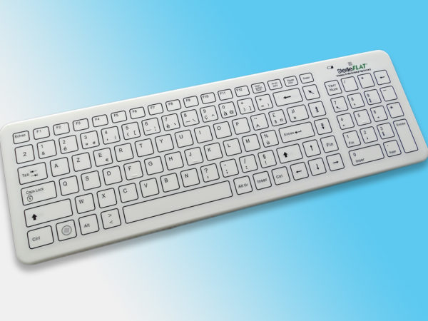 Clavier médical antibactérien sans fil SterileFLAT