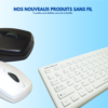 clavier et souris sans fil lavables